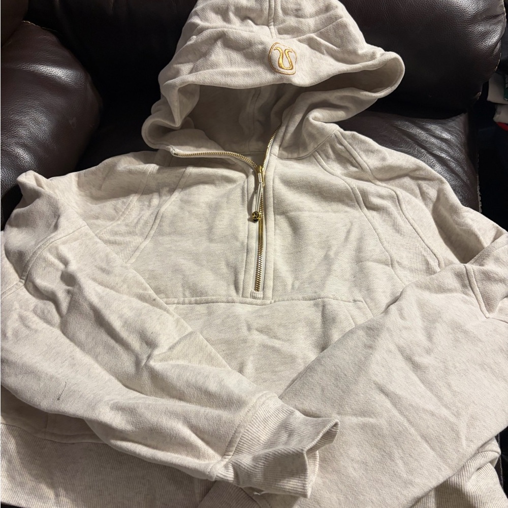 lululemon athletica Cream Hoodie Sweater